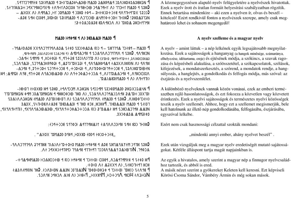 a sotnof lüvíkdner tréze Xőzeletöq Xődegnegem mesahos sé tehel ózorátah A közmegegyezésen alapuló nyelv felügyeletére a nyelvészek hivatottak.