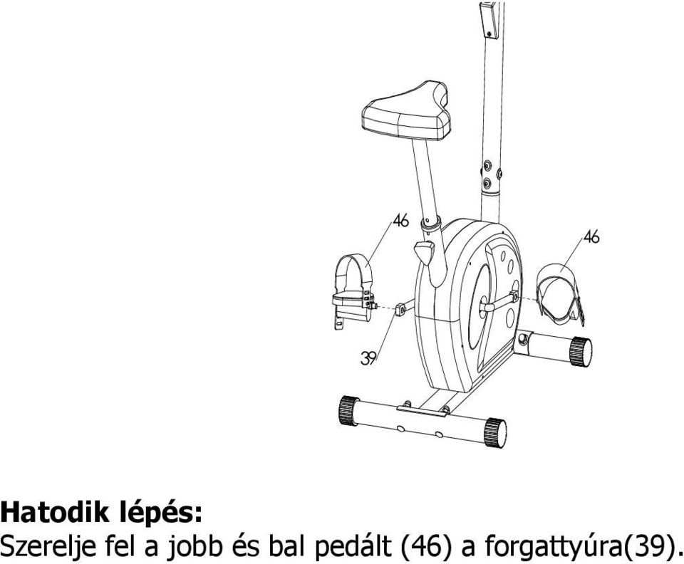 a jobb és bal pedált