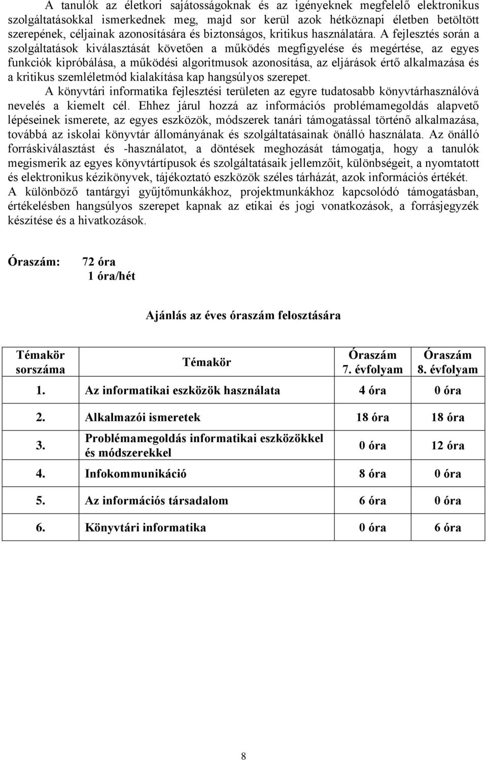 A fejlesztés során a szolgáltatások kiválasztását követően a működés megfigyelése és megértése, az egyes funkciók kipróbálása, a működési algoritmusok azonosítása, az eljárások értő alkalmazása és a