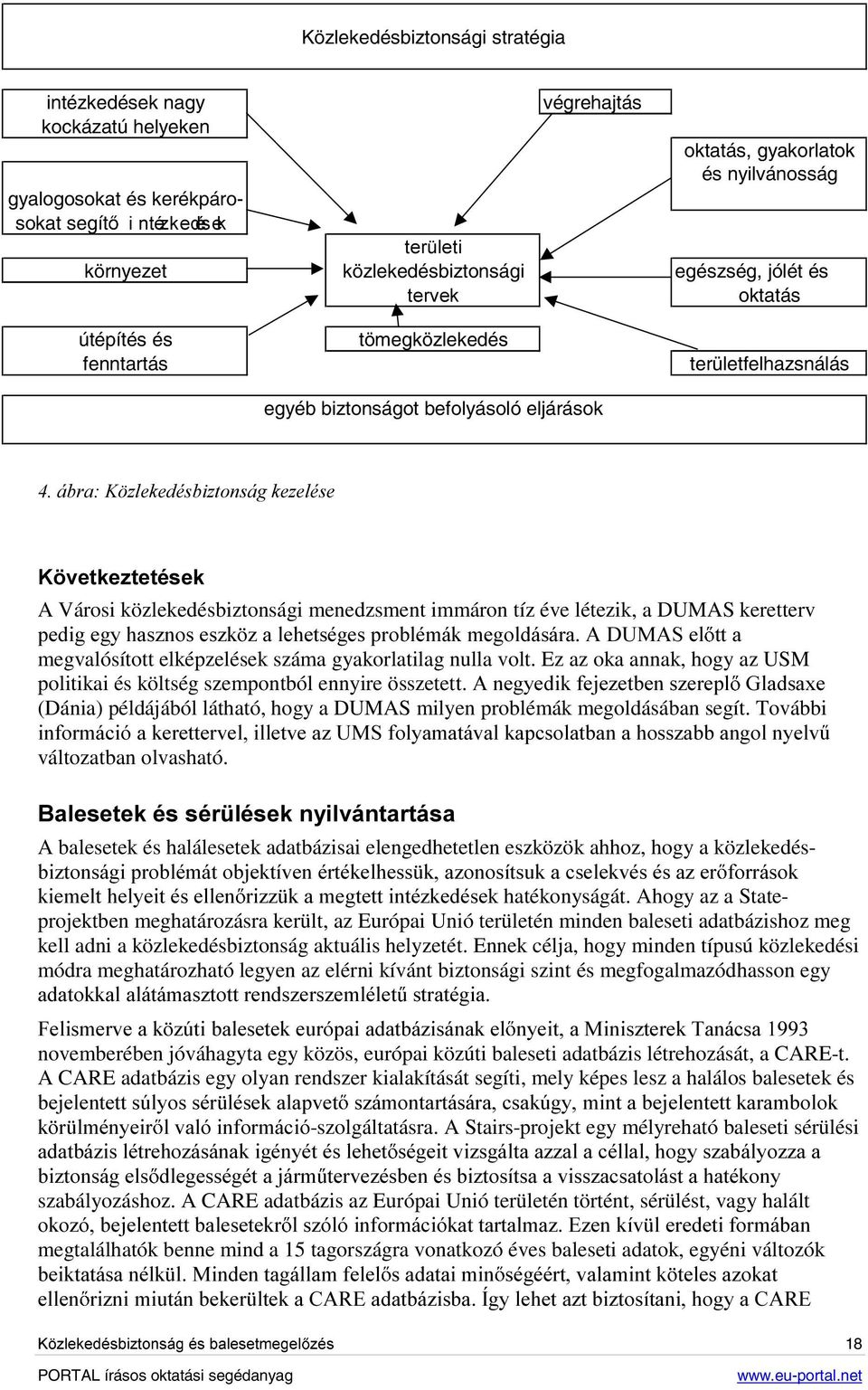 YHWNH]WHWpVHN A Városi közlekedésbiztonsági menedzsment immáron tíz éve létezik, a DUMAS keretterv SHGLJHJ\KDV]QRVHV]N ]DOHKHWVpJHVSUREOpPiNPHJROGiViUD$'80$6HO WWD megvalósított elképzelések száma