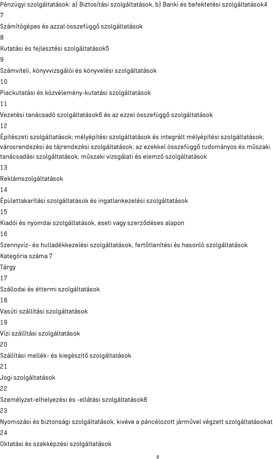 Építészeti szolgáltatások; mélyépítési szolgáltatások és integrált mélyépítési szolgáltatások; városrendezési és tájrendezési szolgáltatások; az ezekkel összefüggő tudományos és műszaki tanácsadási