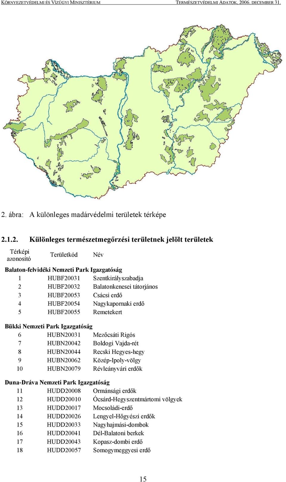 Rigós 7 HUBN20042 Boldogi Vajda-rét 8 HUBN20044 Recski Hegyes-hegy 9 HUBN20062 Közép-Ipoly-völgy 10 HUBN20079 Révleányvári erdők Duna-Dráva Nemzeti Park Igazgatóság 11 HUDD20008 Ormánsági erdők 12