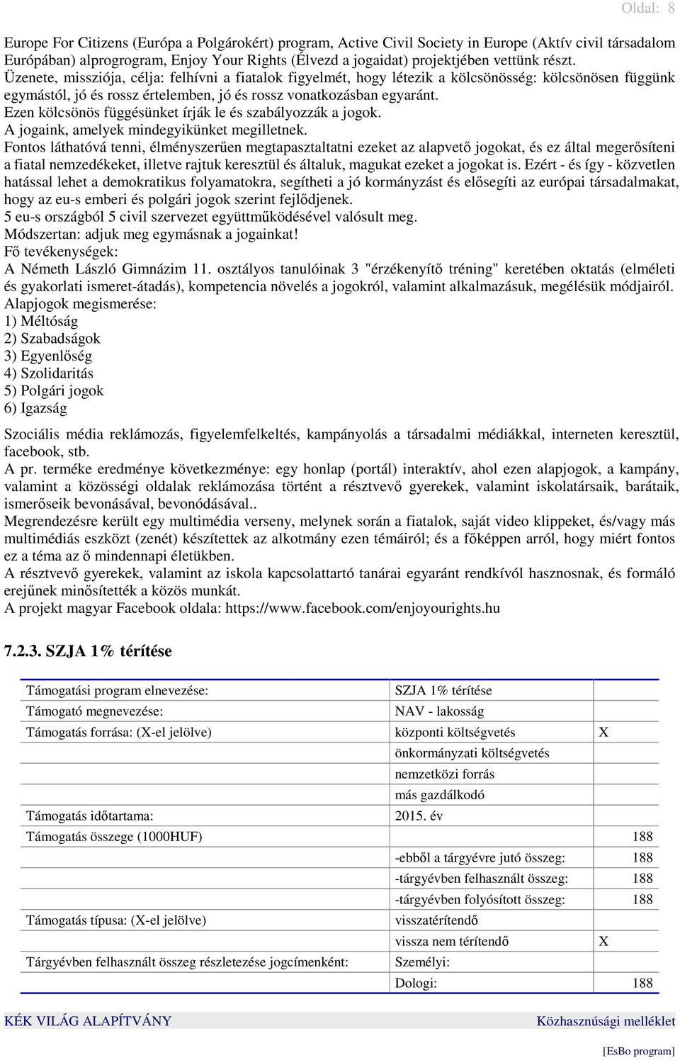 Ezen kölcsönös függésünket írják le és szabályozzák a jogok. A jogaink, amelyek mindegyikünket megilletnek.