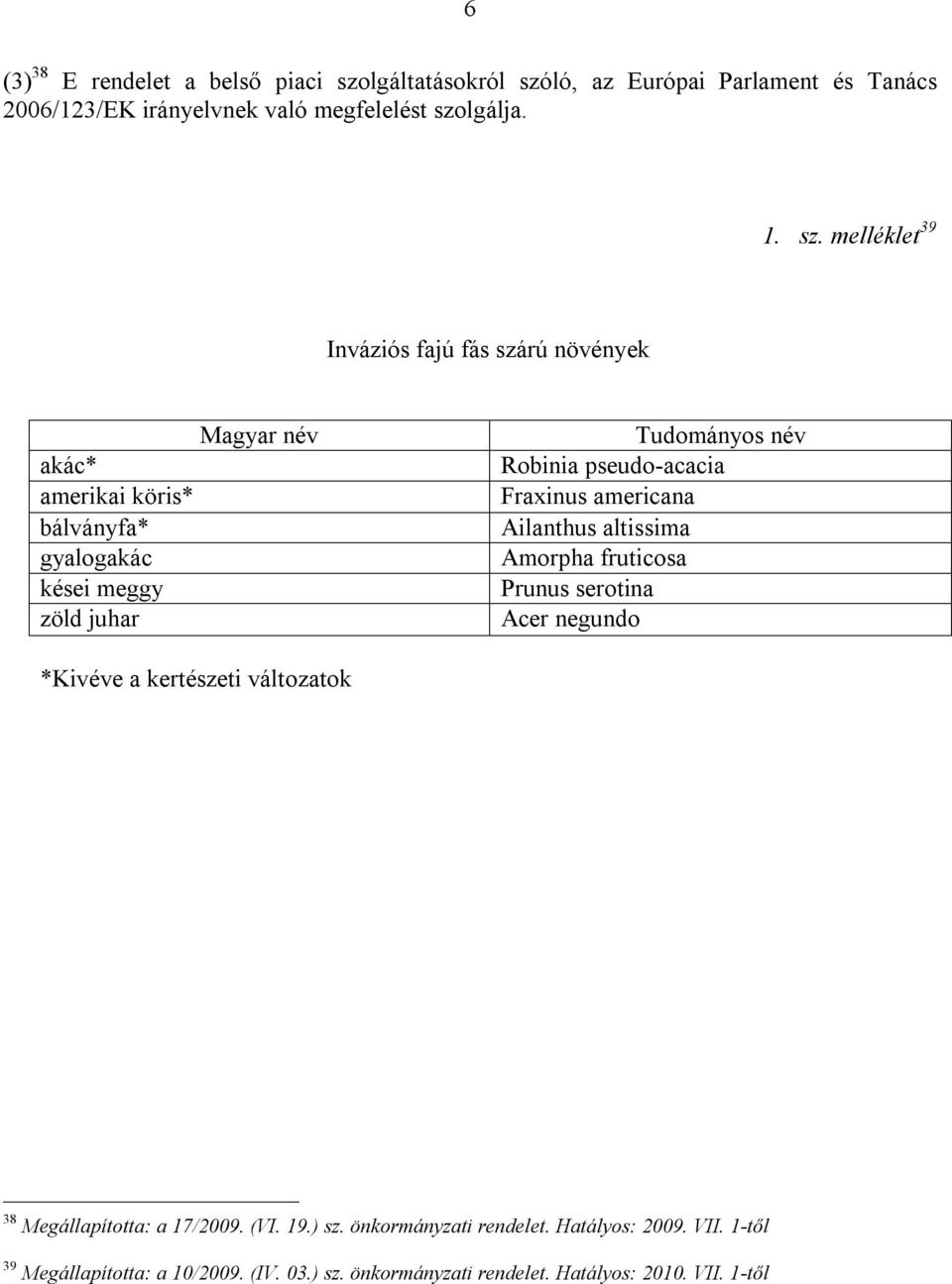 ló, az Európai Parlament és Tanács 2006/123/EK irányelvnek való megfelelést szo