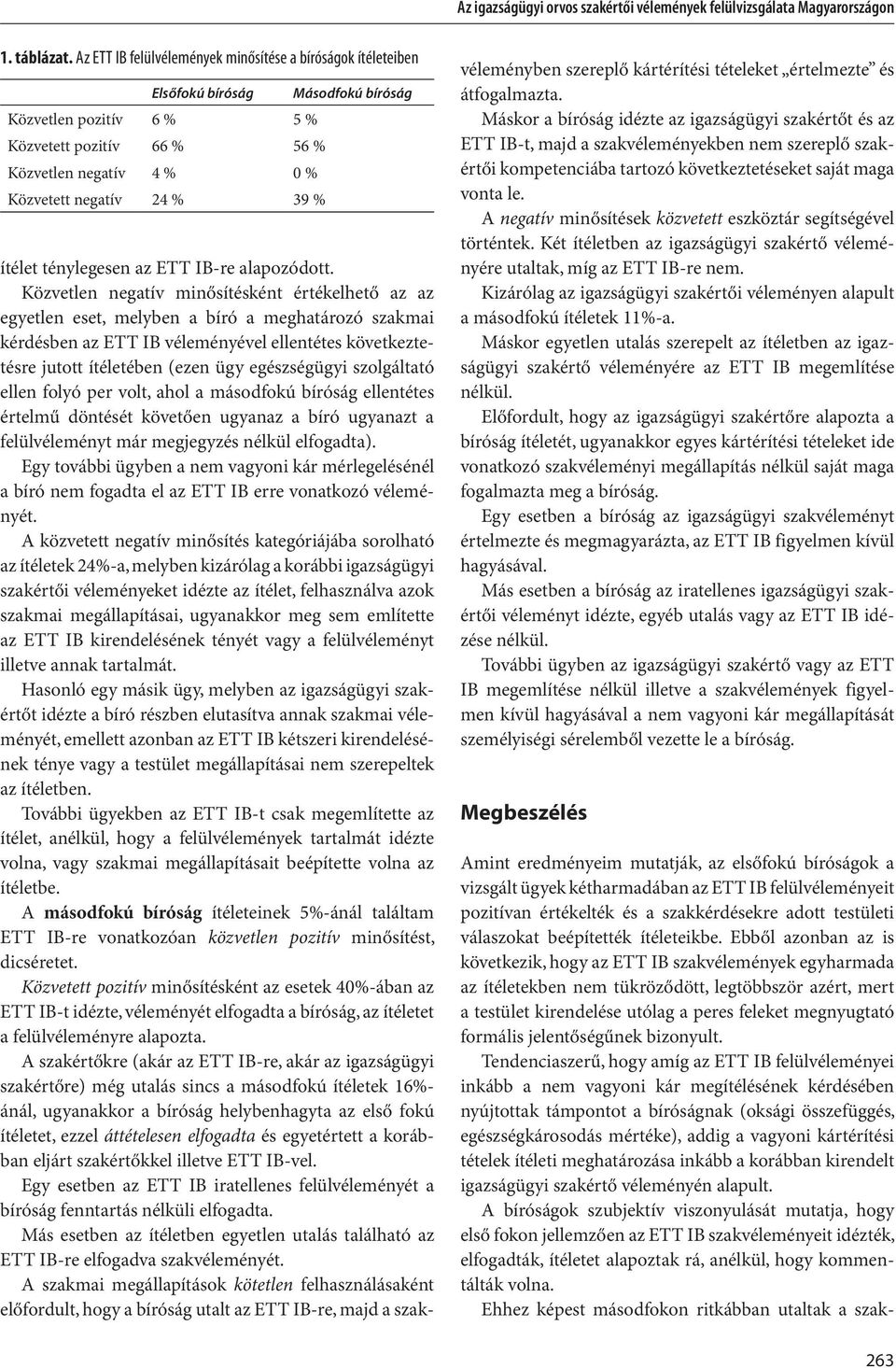 bíróság ítélet ténylegesen az ETT IB-re alapozódott.