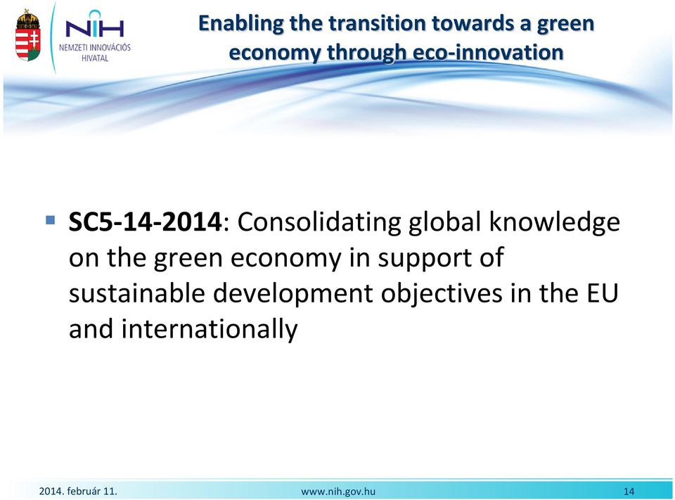 global knowledge onthegreeneconomyinsupportof