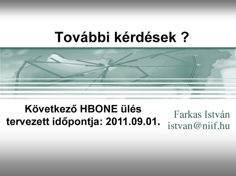 tervezett időpontja: