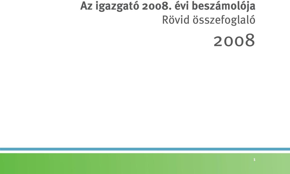 beszámolója
