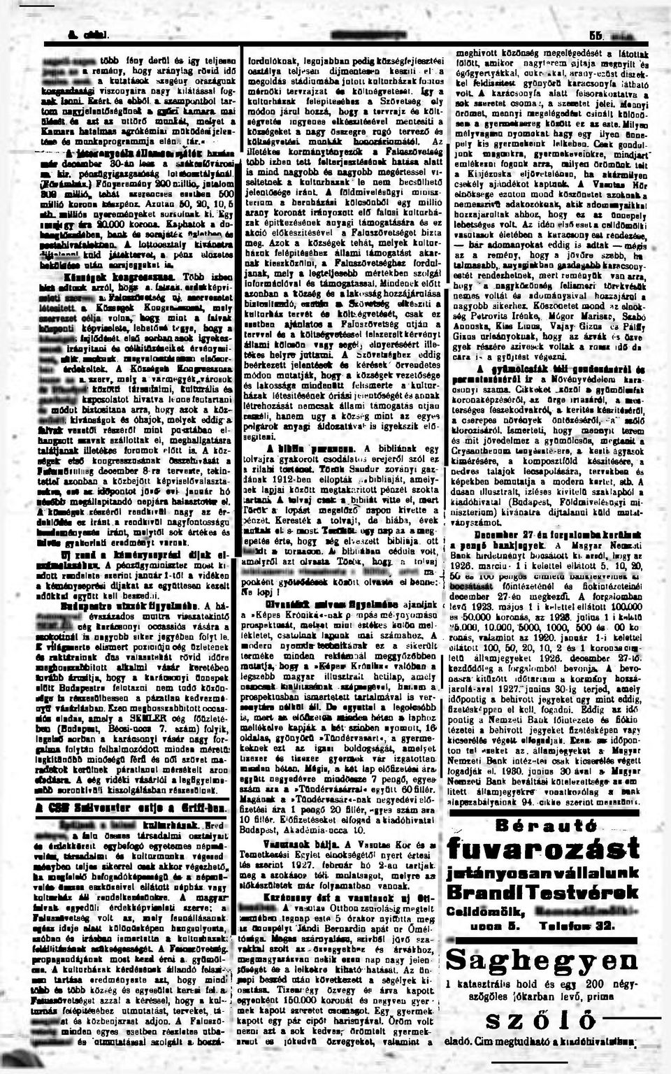 1 Mgga'ajaÉll najalsasylél hozása mát daoambar 30-án laaa a íáknatűváros aa kr. péortgygazgaateág lottóosztályánál. (Fövámház.