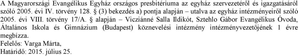 Evangélikus Óvoda, Általános Iskola és Gimnázium