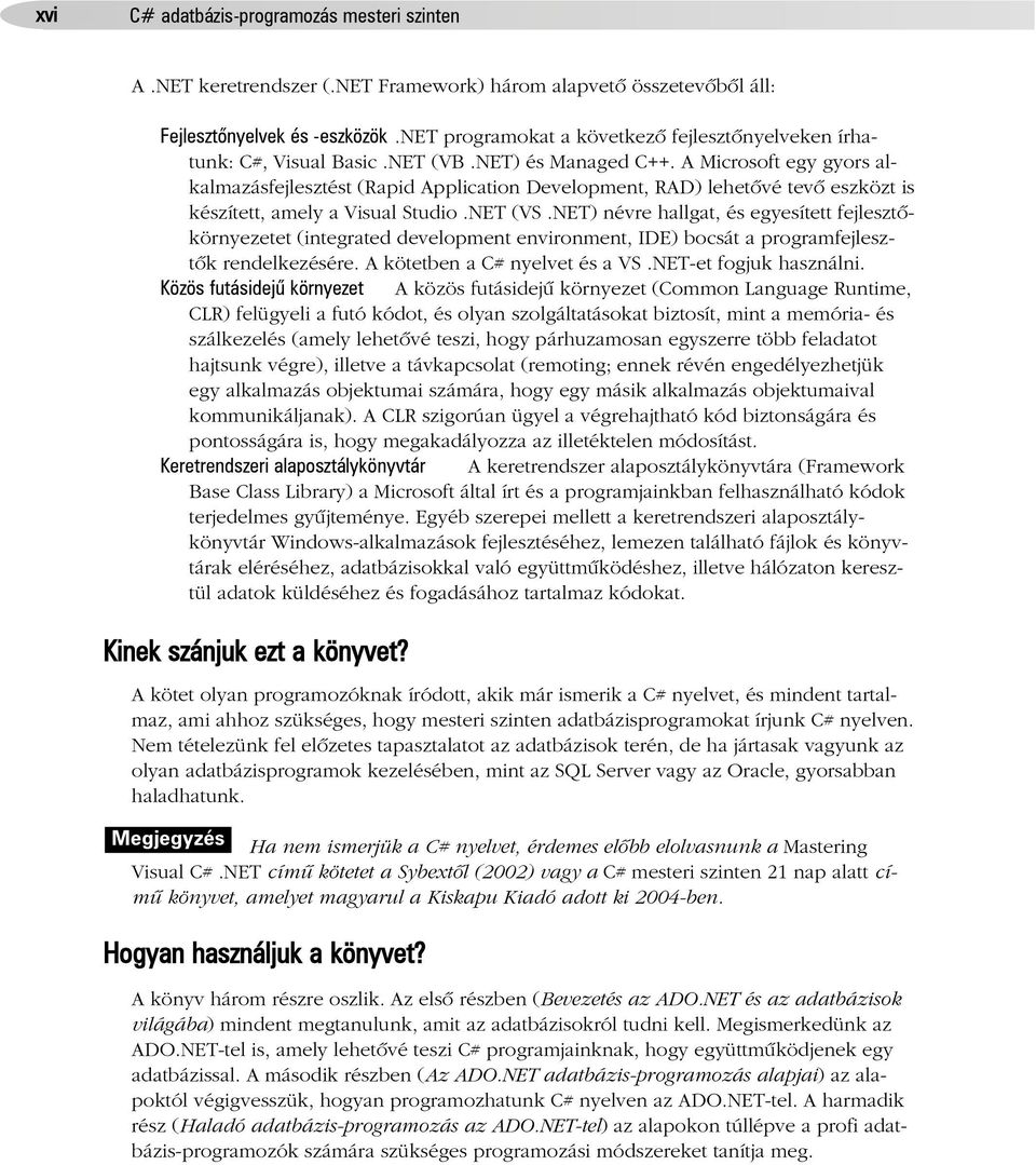 A Microsoft egy gyors alkalmazásfejlesztést (Rapid Application Development, RAD) lehetõvé tevõ eszközt is készített, amely a Visual Studio.NET (VS.