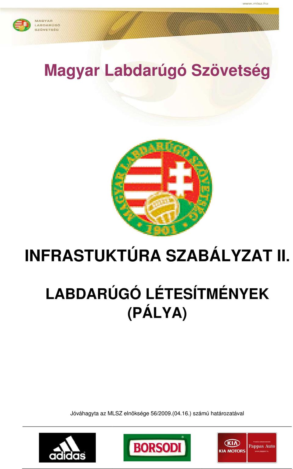 LABDARÚGÓ LÉTESÍTMÉNYEK (PÁLYA)