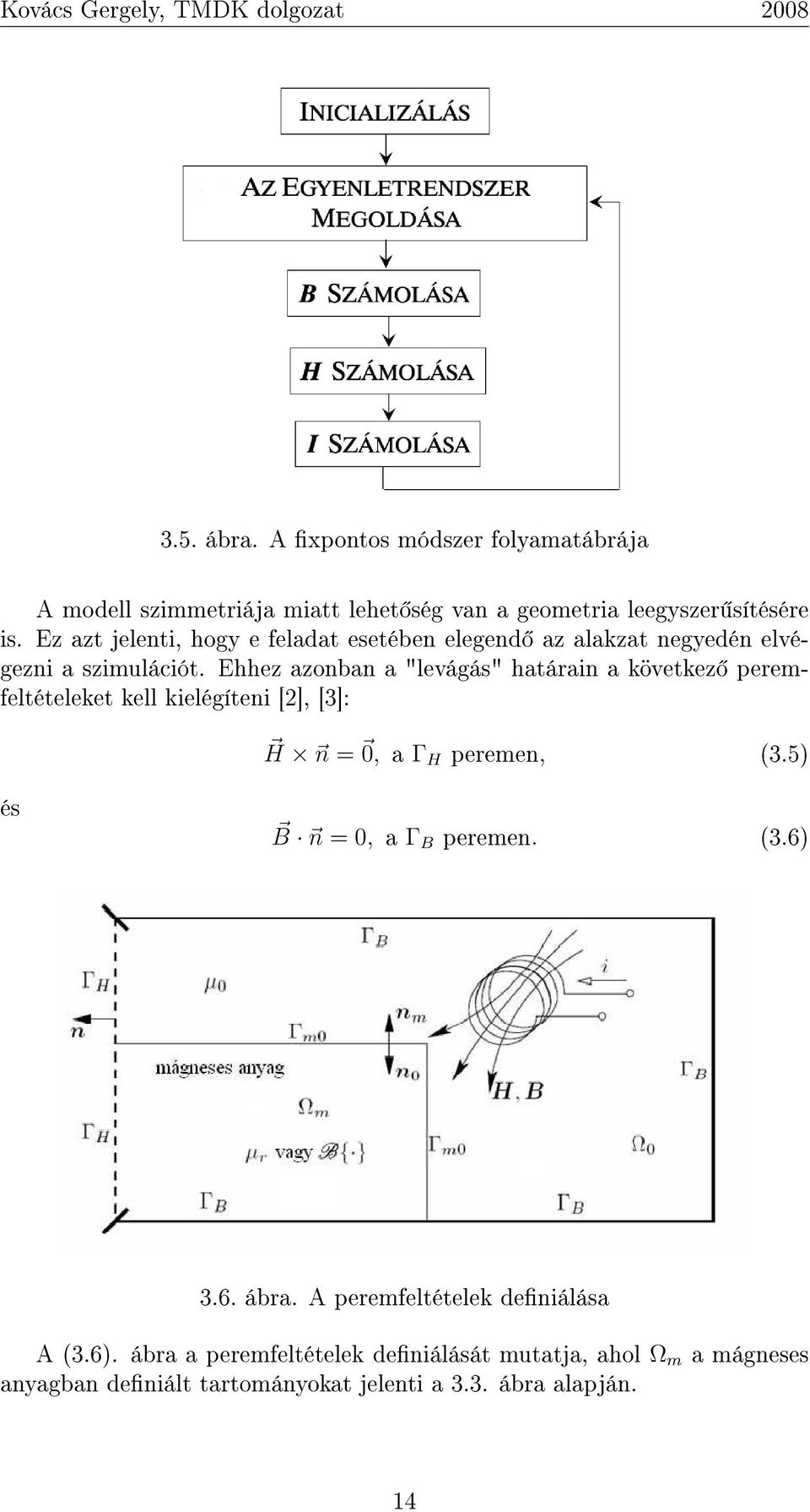 Ehhez azonban a "levágás" határain a következ peremfeltételeket kell kielégíteni [2], [3]: és H n = 0, a Γ H peremen, (3.