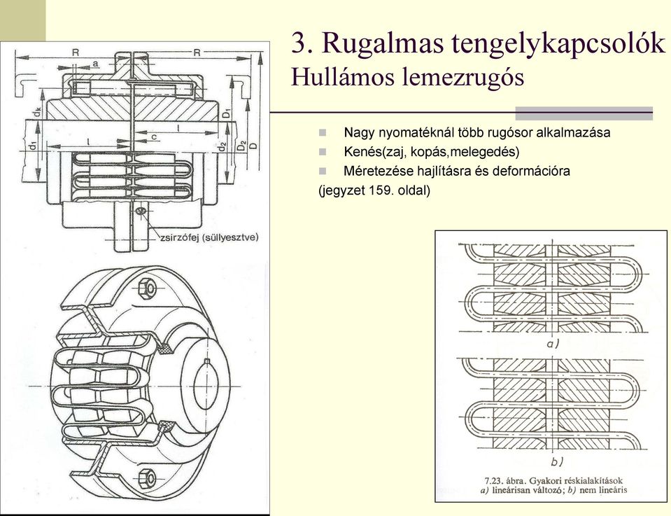 alkalmazása Kenés(zaj, kopás,melegedés)