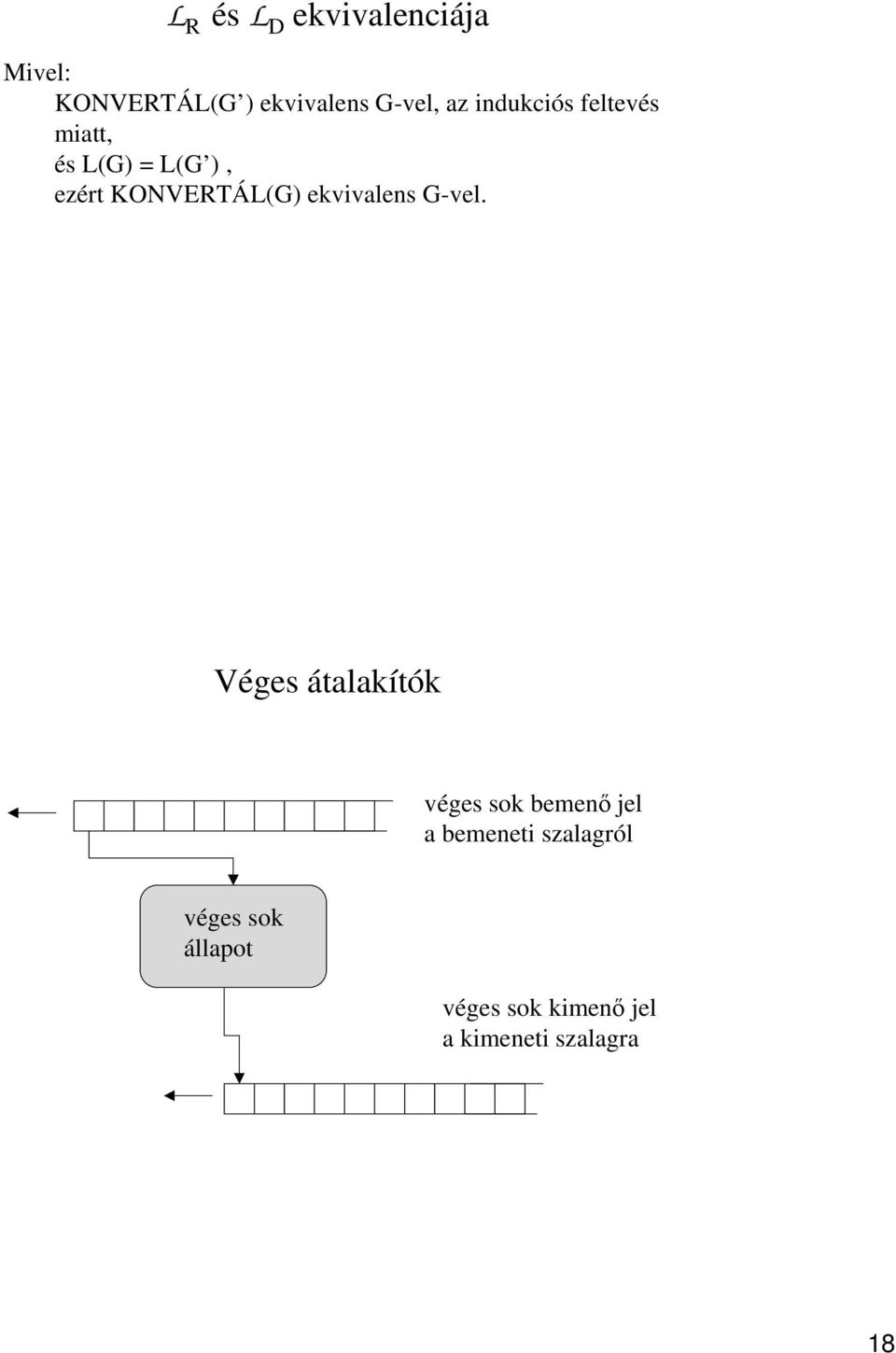 ekvivalens G-vel.