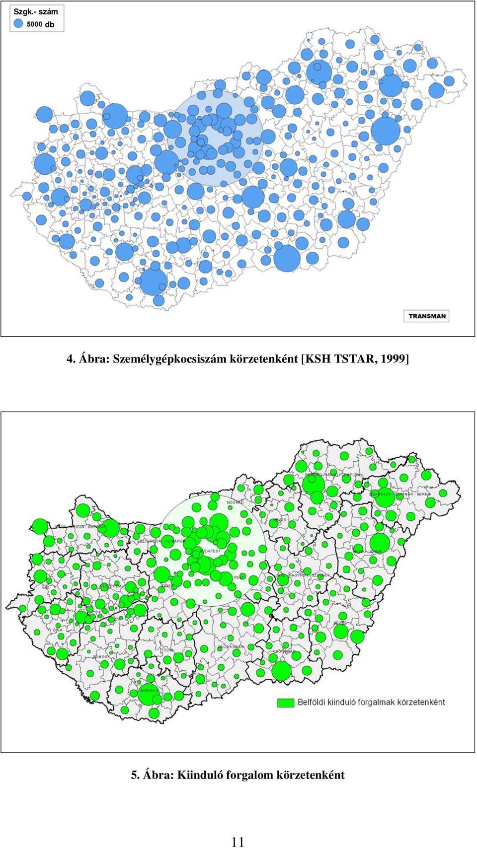 körzetenként [KSH TSTAR,