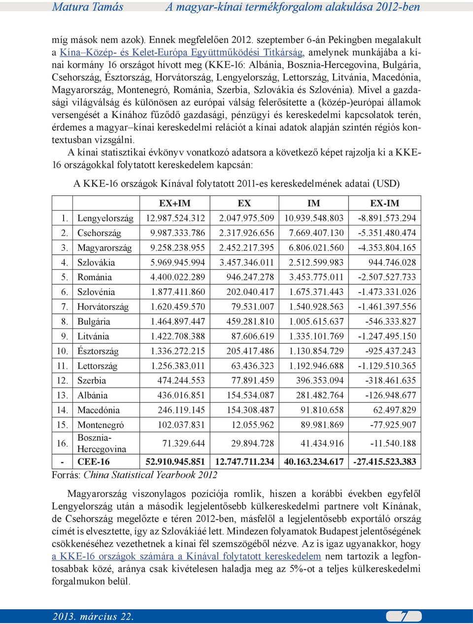 Csehország, Észtország, Horvátország, Lengyelország, Lettország, Litvánia, Macedónia, Magyarország, Montenegró, Románia, Szerbia, Szlovákia és Szlovénia).