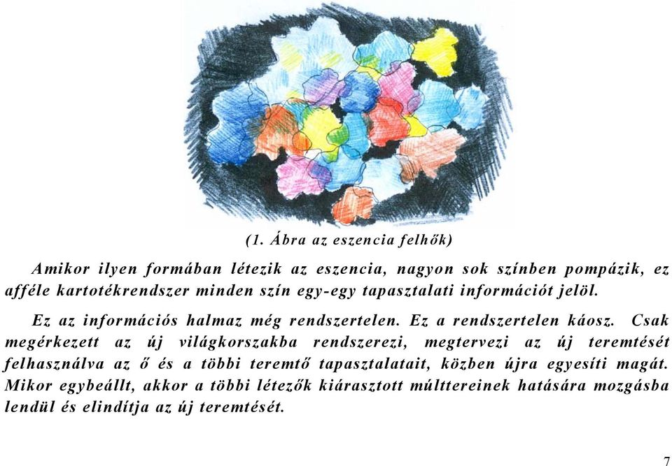 Csak megérkezett az új világkorszakba rendszerezi, megtervezi az új teremtését felhasználva az ő és a többi teremtő tapasztalatait,