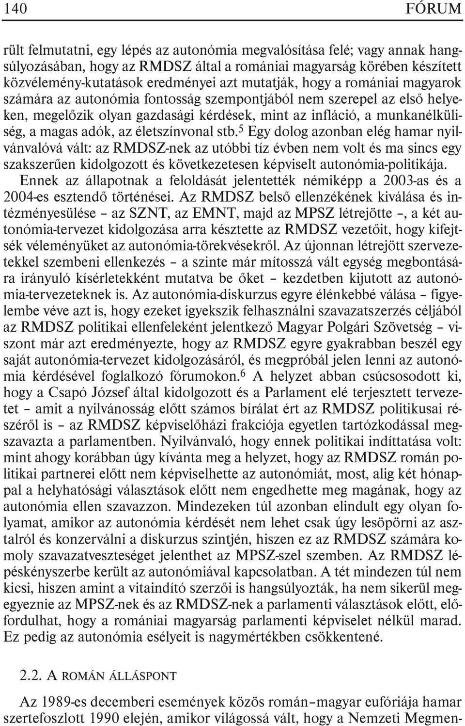 az életszínvonal stb.