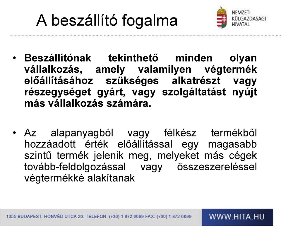 számára.