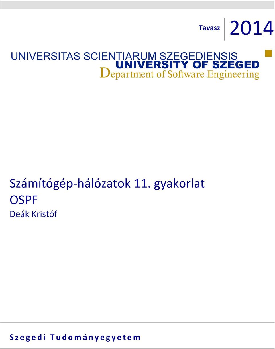 Engineering Számítógép-hálózatok 11.