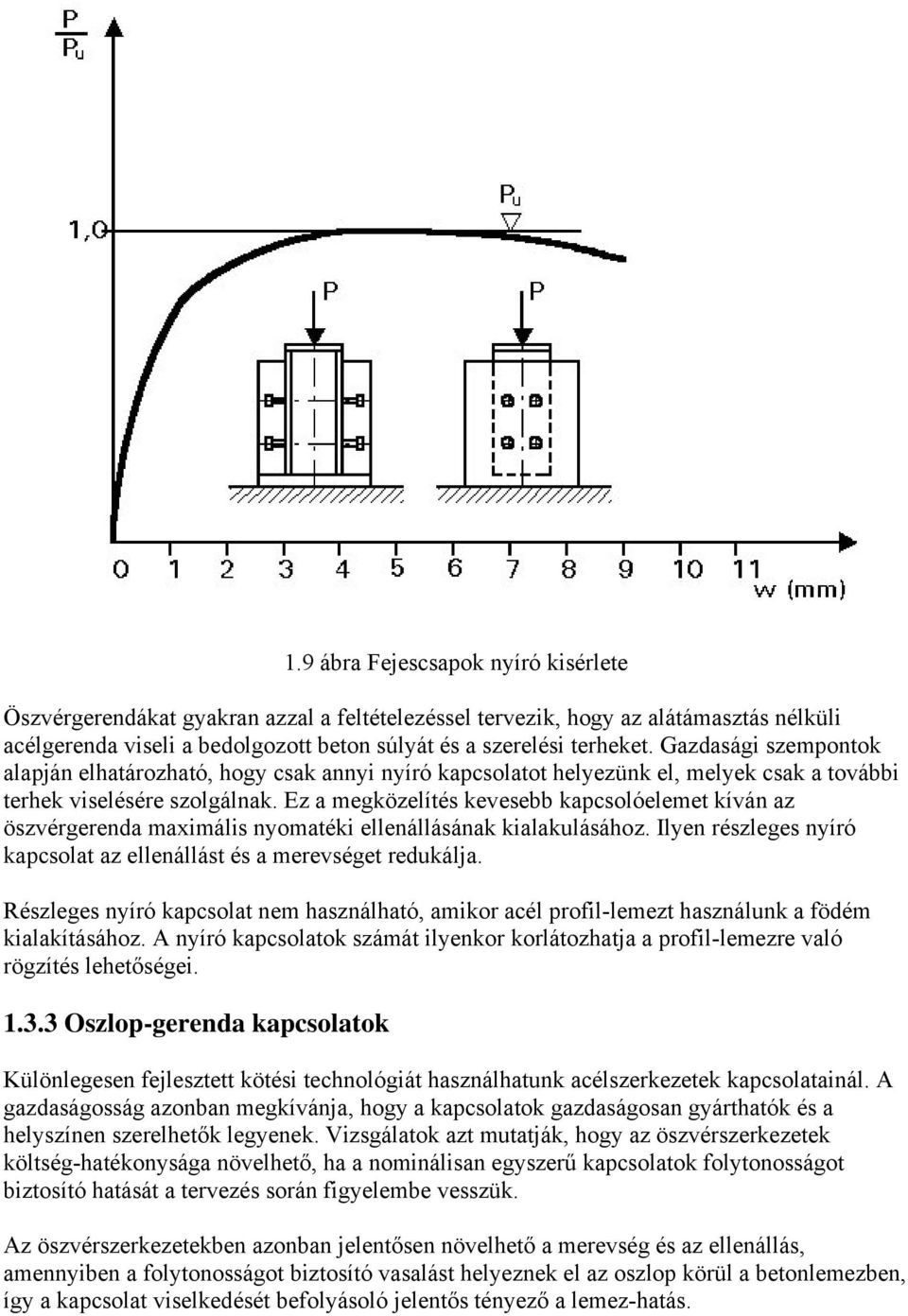 Ez a megközelítés kevesebb kapcsolóelemet kíván az öszvérgerenda maximális nyomatéki ellenállásának kialakulásához. Ilyen részleges nyíró kapcsolat az ellenállást és a merevséget redukálja.