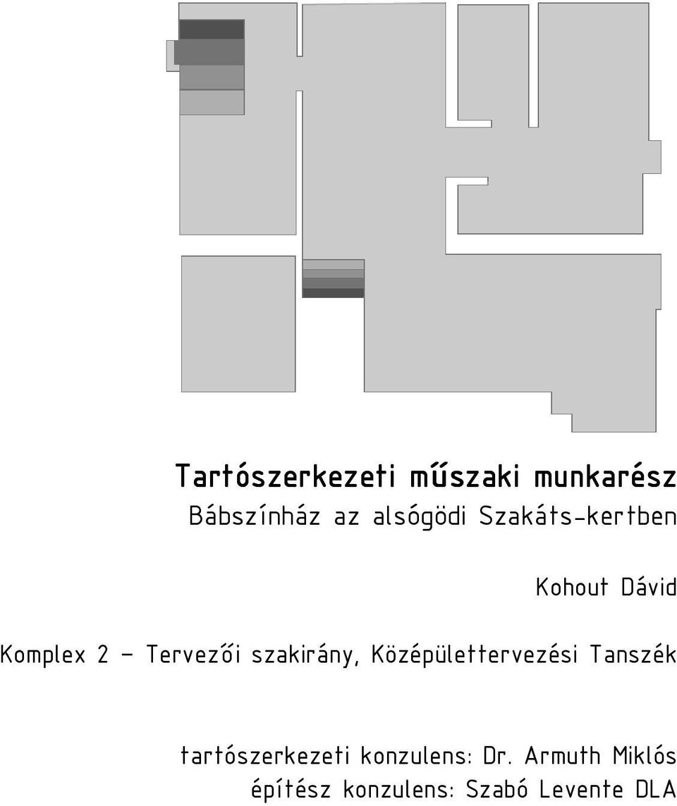 Tervezıi szakirány, Középülettervezési Tanszék