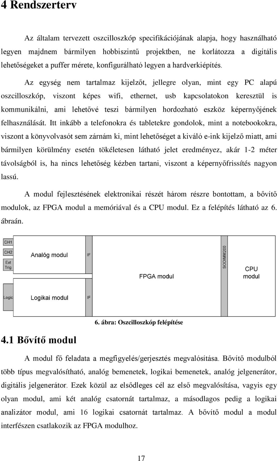Az egység nem tartalmaz kijelzőt, jellegre olyan, mint egy PC alapú oszcilloszkóp, viszont képes wifi, ethernet, usb kapcsolatokon keresztül is kommunikálni, ami lehetővé teszi bármilyen hordozható