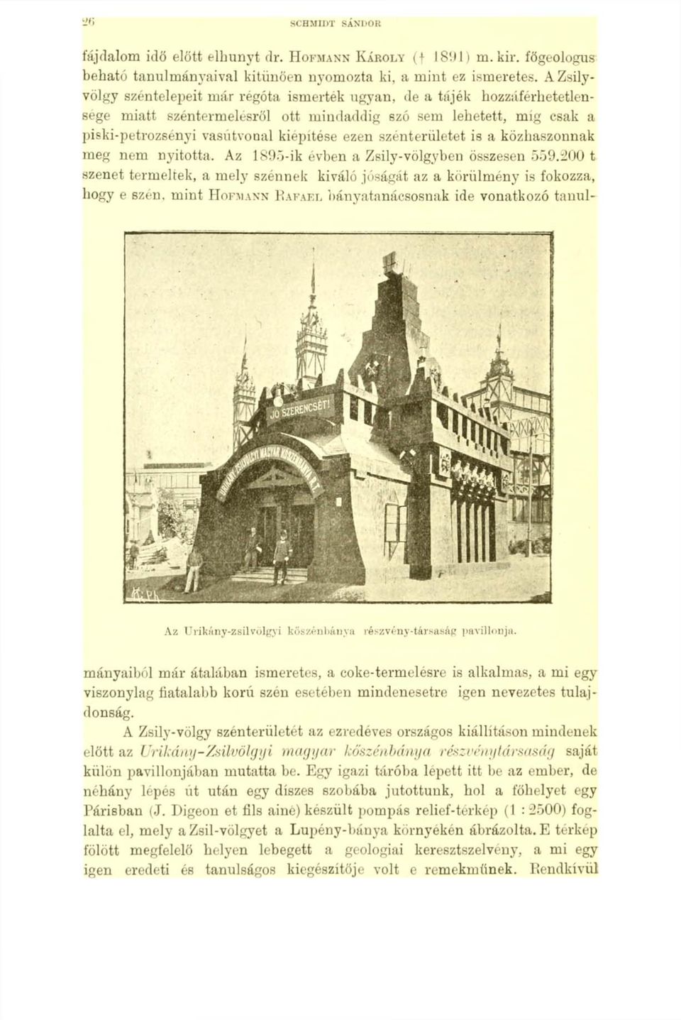 szénterületet is a közhaszonnak meg nem nyitotta. Az 1895-ik évben a Zsily-völgyben összesen 559.
