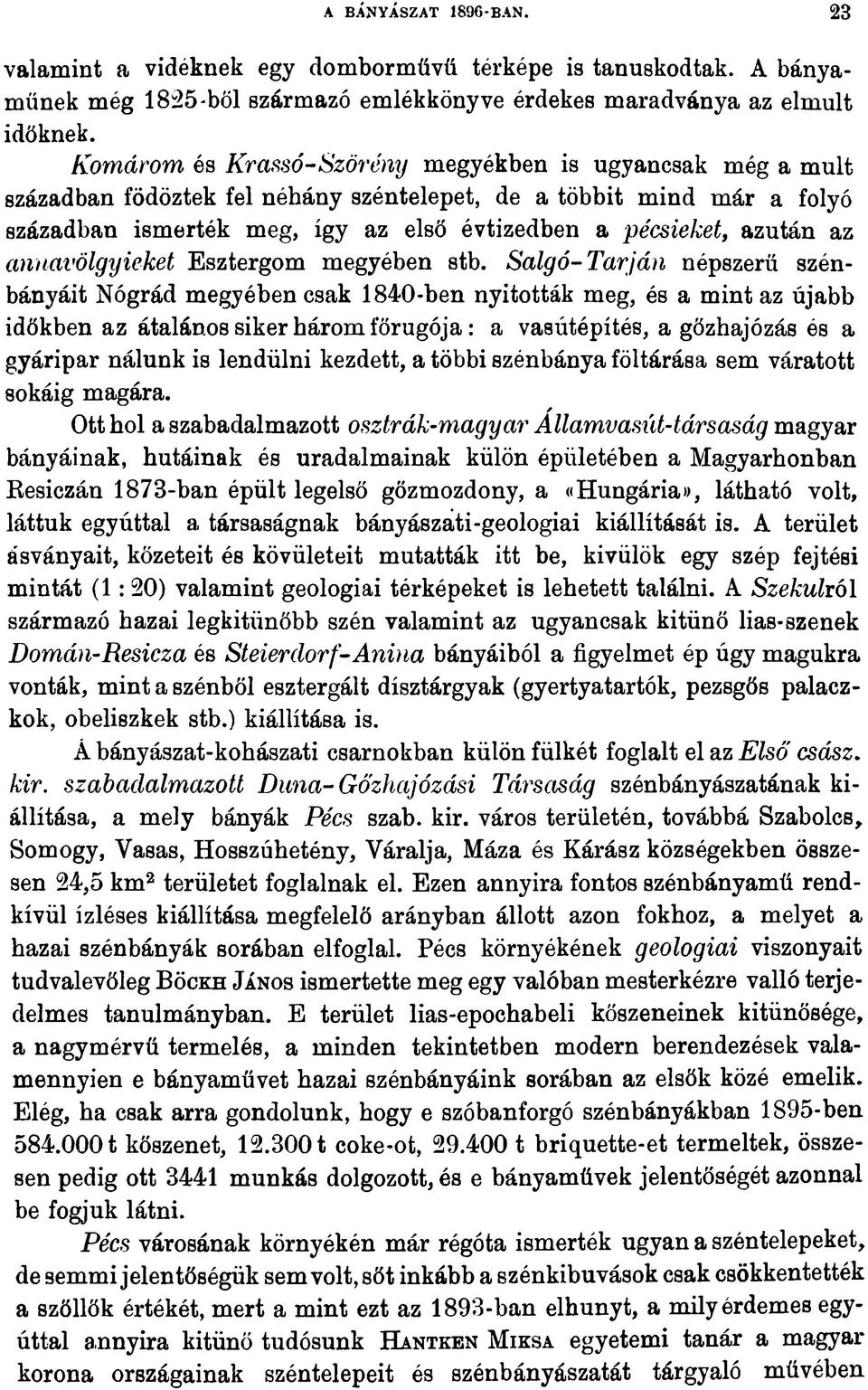 az anuavölgyieket Esztergom megyében stb.