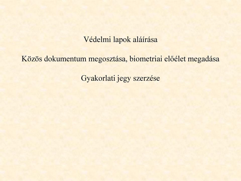 megosztása, biometriai