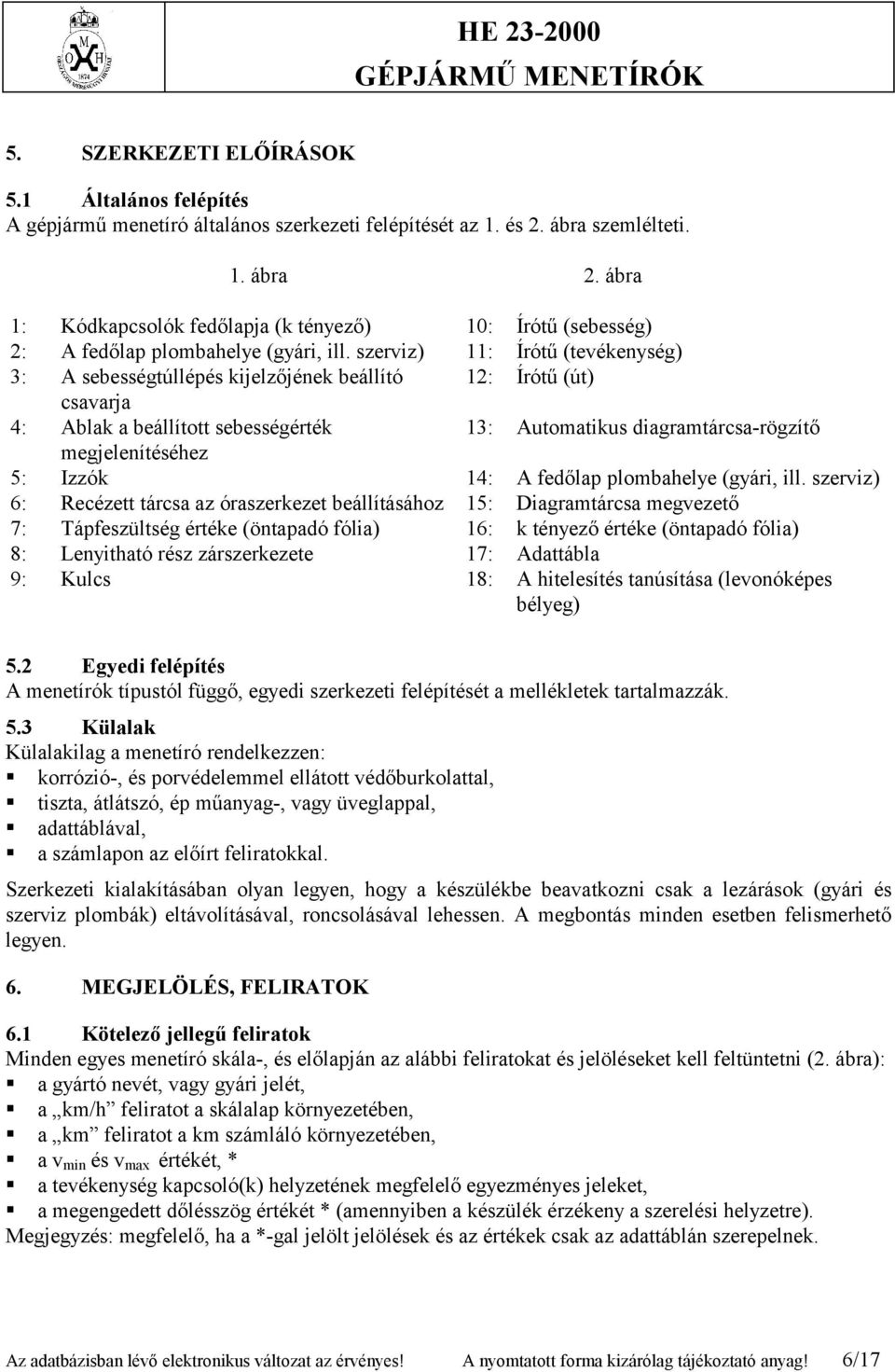 szerviz) 11: Írótű (tevékenység) 3: A sebességtúllépés kijelzőjének beállító 12: Írótű (út) csavarja 4: Ablak a beállított sebességérték 13: Automatikus diagramtárcsa-rögzítő megjelenítéséhez 5: