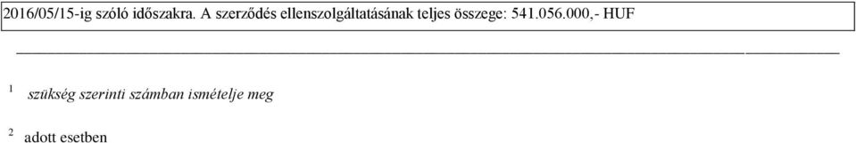 teljes összege: 541.056.