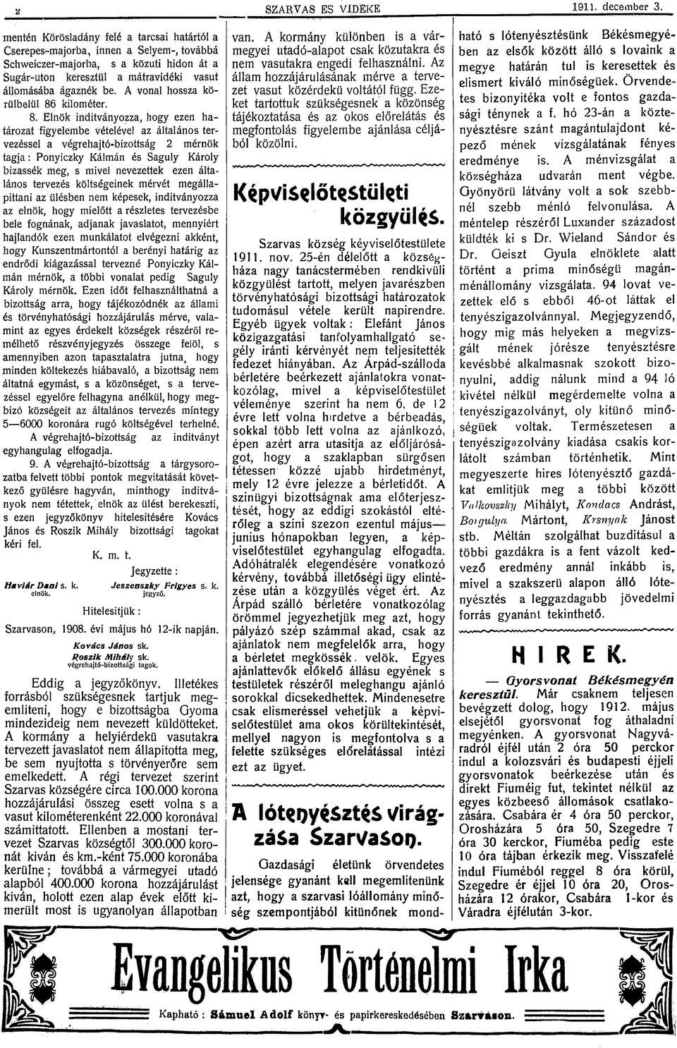A vnal hssza körülbelül 86