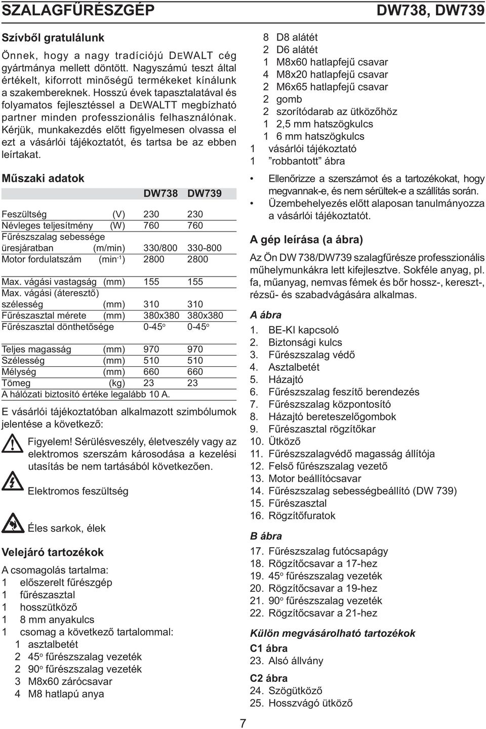 Kérjük, munkakezdés előtt fi gyelmesen olvassa el ezt a vásárlói tájékoztatót, és tartsa be az ebben leírtakat.