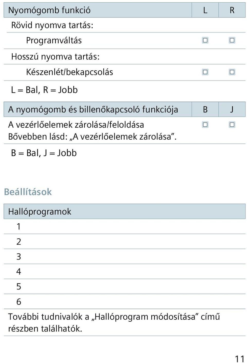 vezérlőelemek zárolása/feloldása Bővebben lásd: A vezérlőelemek zárolása.