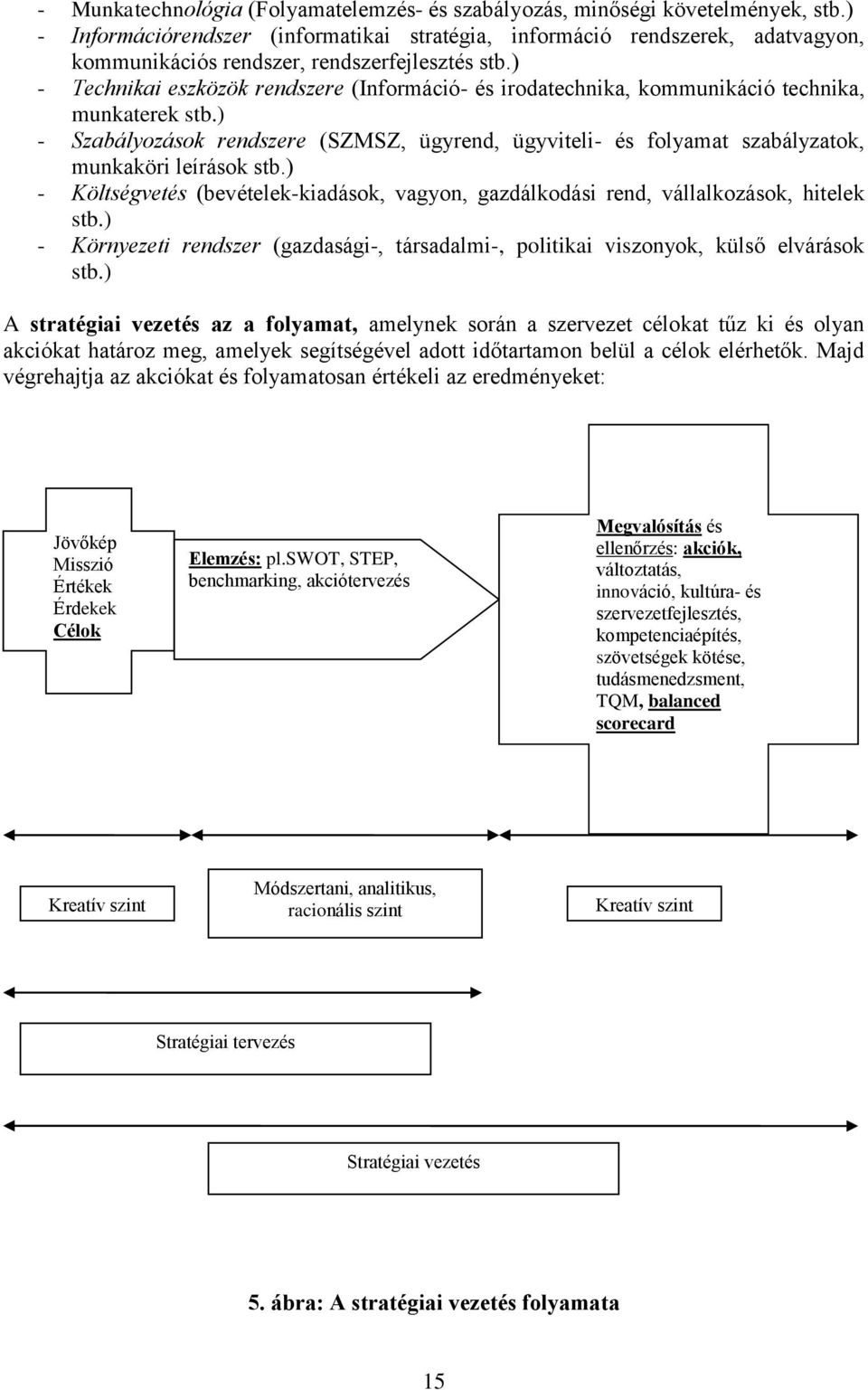 ) - Technikai eszközök rendszere (Információ- és irodatechnika, kommunikáció technika, munkaterek stb.