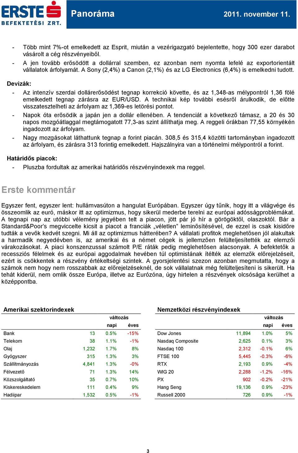 Devizák: - Az intenzív szerdai dollárerősödést tegnap korrekció követte, és az 1,348-as mélypontról 1,36 fölé emelkedett tegnap zárásra az EUR/USD.
