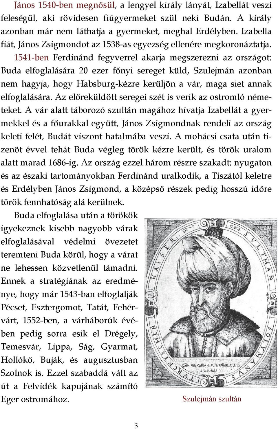 1541-ben Ferdinánd fegyverrel akarja megszerezni az országot: Buda elfoglalására 20 ezer főnyi sereget küld, Szulejmán azonban nem hagyja, hogy Habsburg-kézre kerüljön a vár, maga siet annak