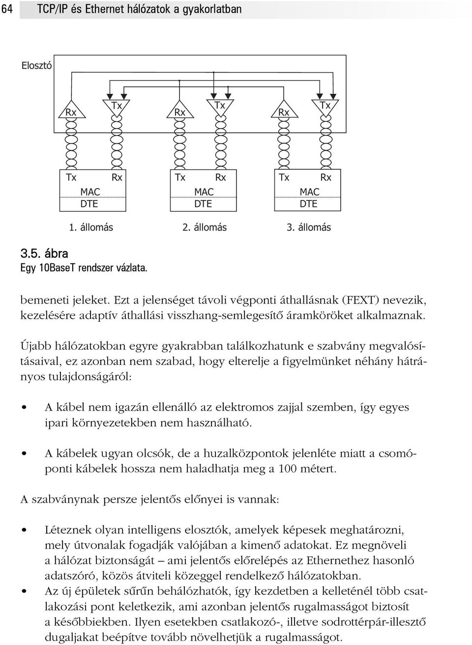 Újabb hálózatokban egyre gyakrabban találkozhatunk e szabvány megvalósításaival, ez azonban nem szabad, hogy elterelje a figyelmünket néhány hátrányos tulajdonságáról: A kábel nem igazán ellenálló az