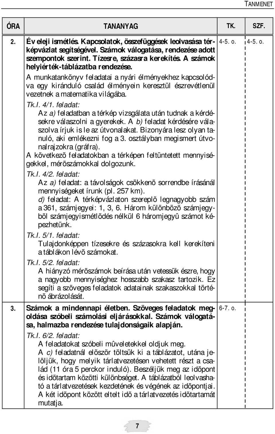 feladat: Az a) feladatban a térkép vizsgálata után tudnak a kérdésekre válaszolni a gyerekek. A b) feladat kérdésére válaszolva írjuk is le az útvonalakat.