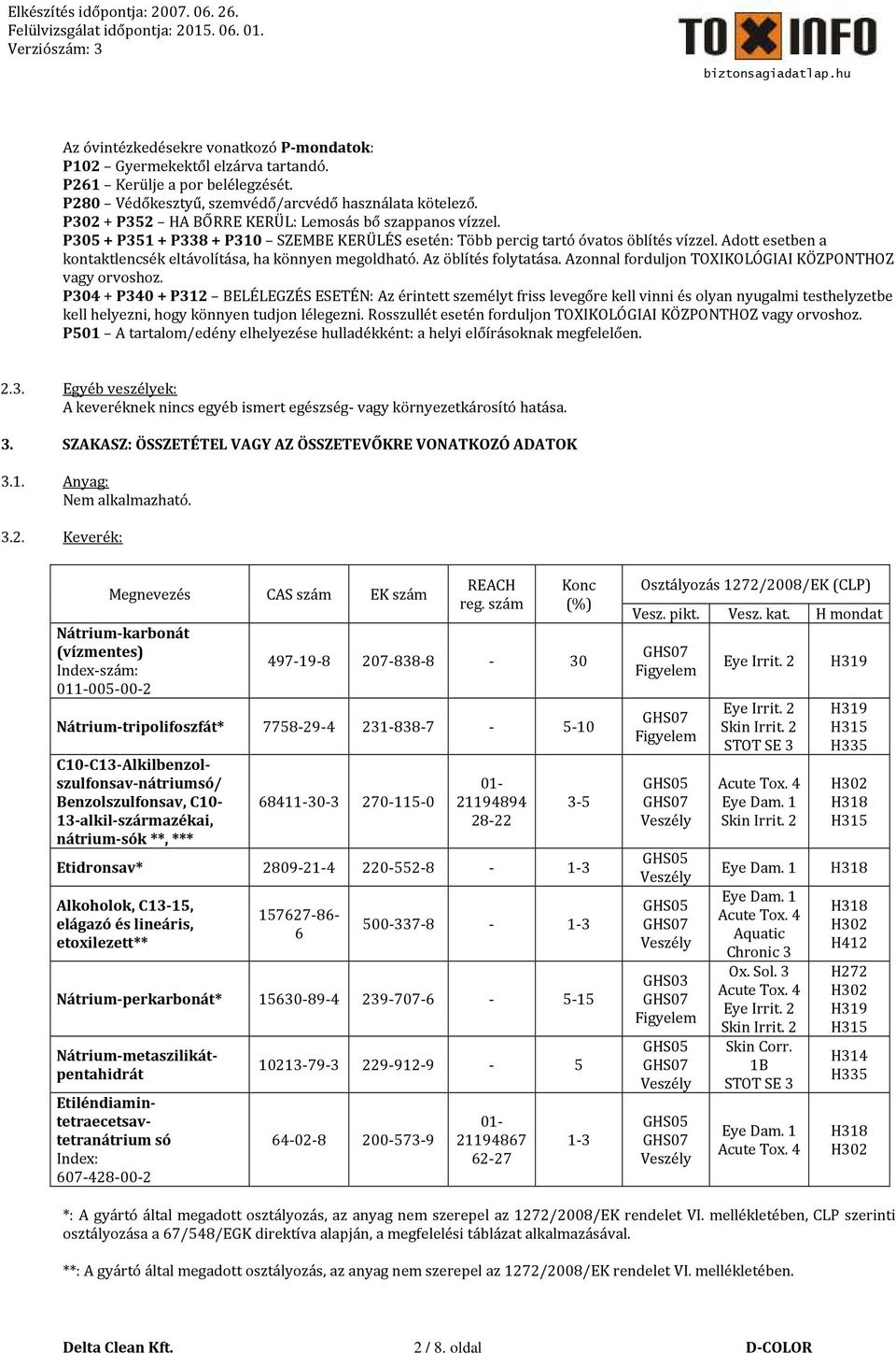 Adott esetben a kontaktlencsék eltávolítása, ha könnyen megoldható. Az öblítés folytatása. Azonnal forduljon TOXIKOLÓGIAI KÖZPONTHOZ vagy orvoshoz.