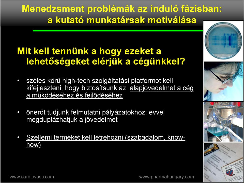 high-tech szolgáltatási platformot kell kifejleszteni, hogy biztosítsunk az alapjövedelmet a cég a m?