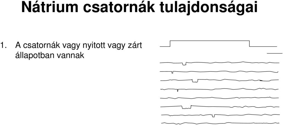 A csatornák vagy