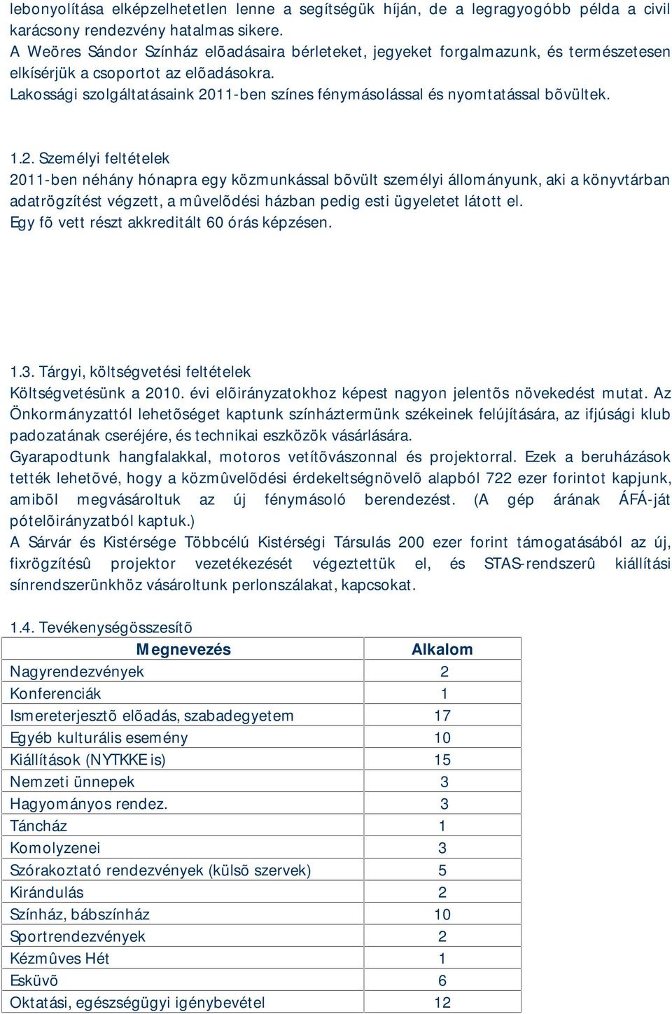 Lakossági szolgáltatásaink 20