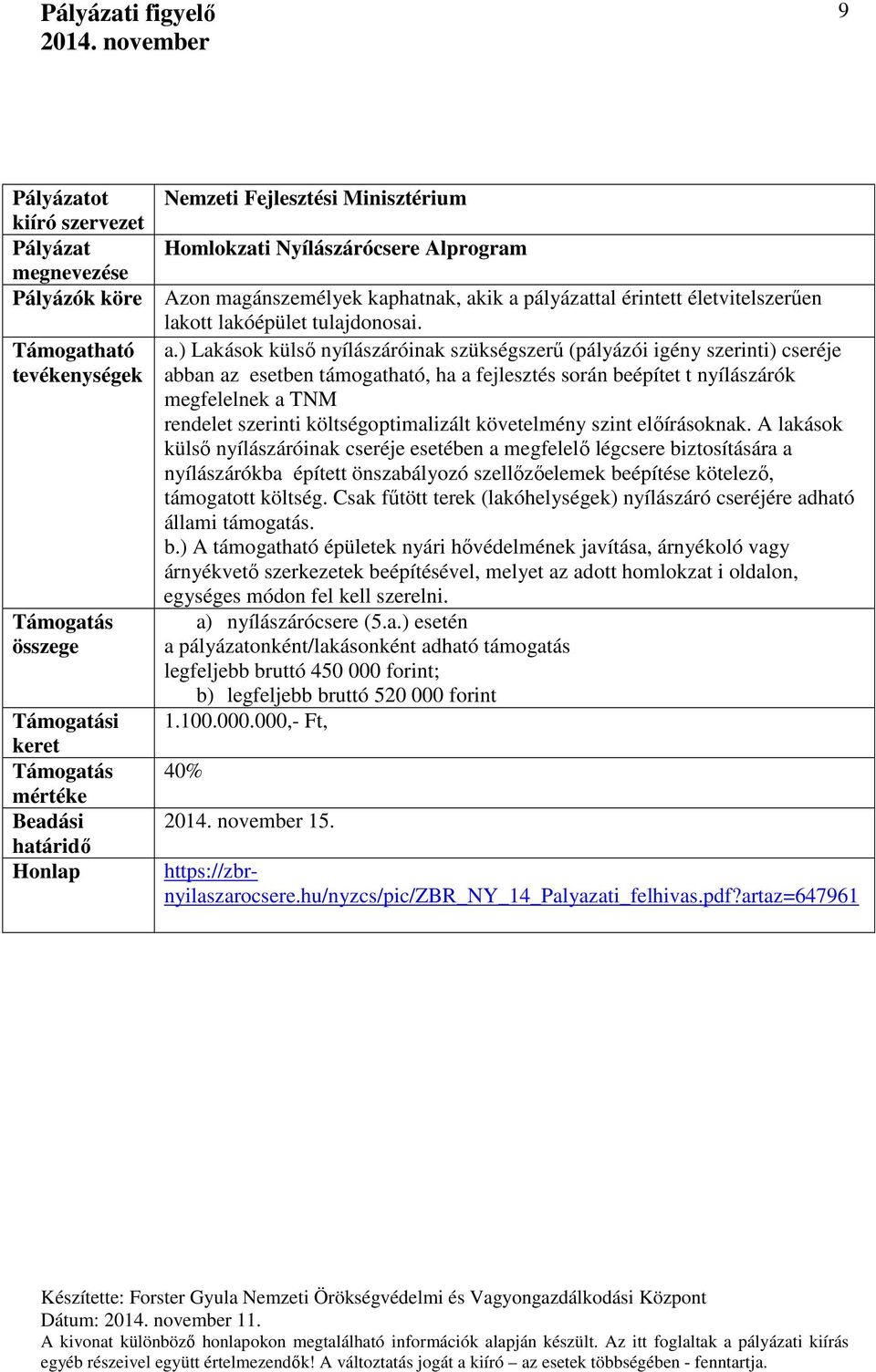 fejlesztés során beépítet t nyílászárók megfelelnek a TNM rendelet szerinti költségoptimalizált követelmény szint előírásoknak.