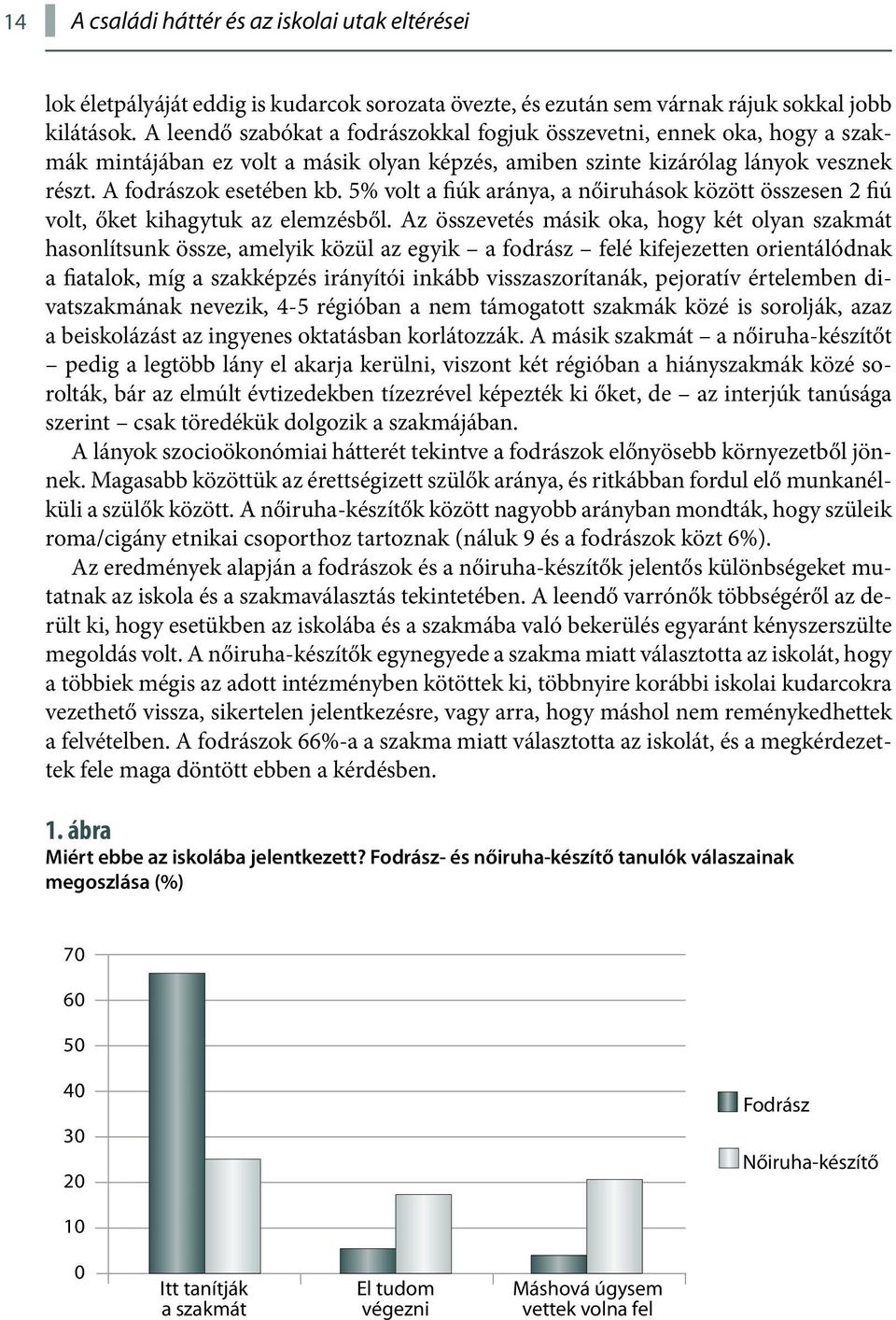 5% volt a fiúk aránya, a nőiruhások között összesen 2 fiú volt, őket kihagytuk az elemzésből.