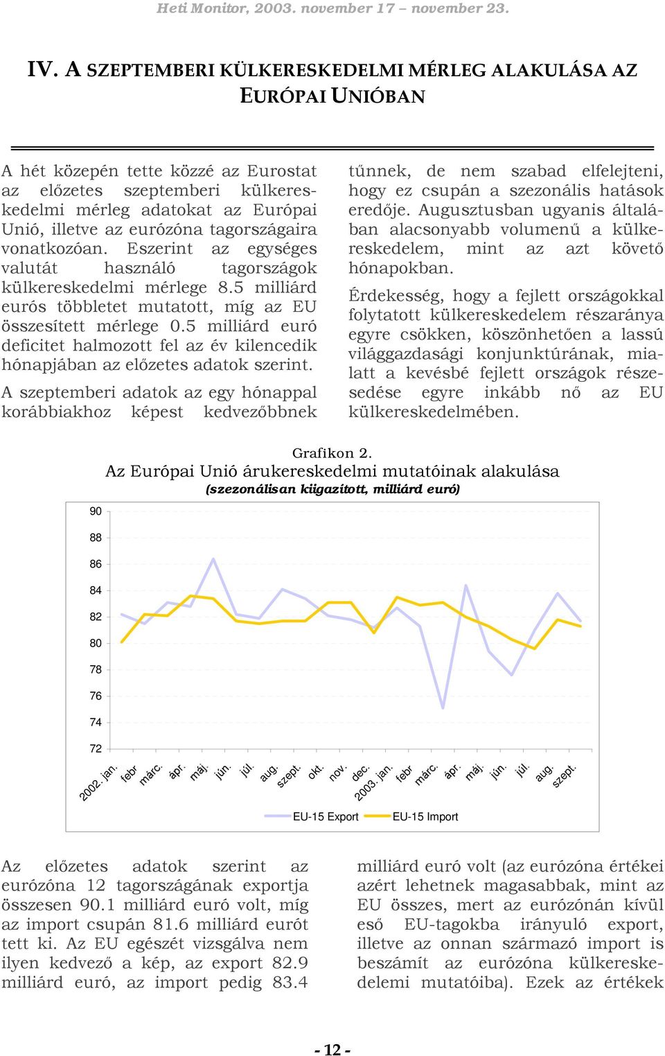 5 milliárd euró deficitet halmozott fel az év kilencedik hónapjában az előzetes adatok szerint.