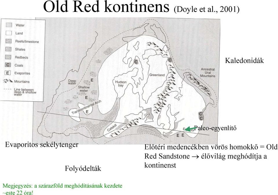 Folyódelták Elıtéri medencékben vörös homokkı = Old Red