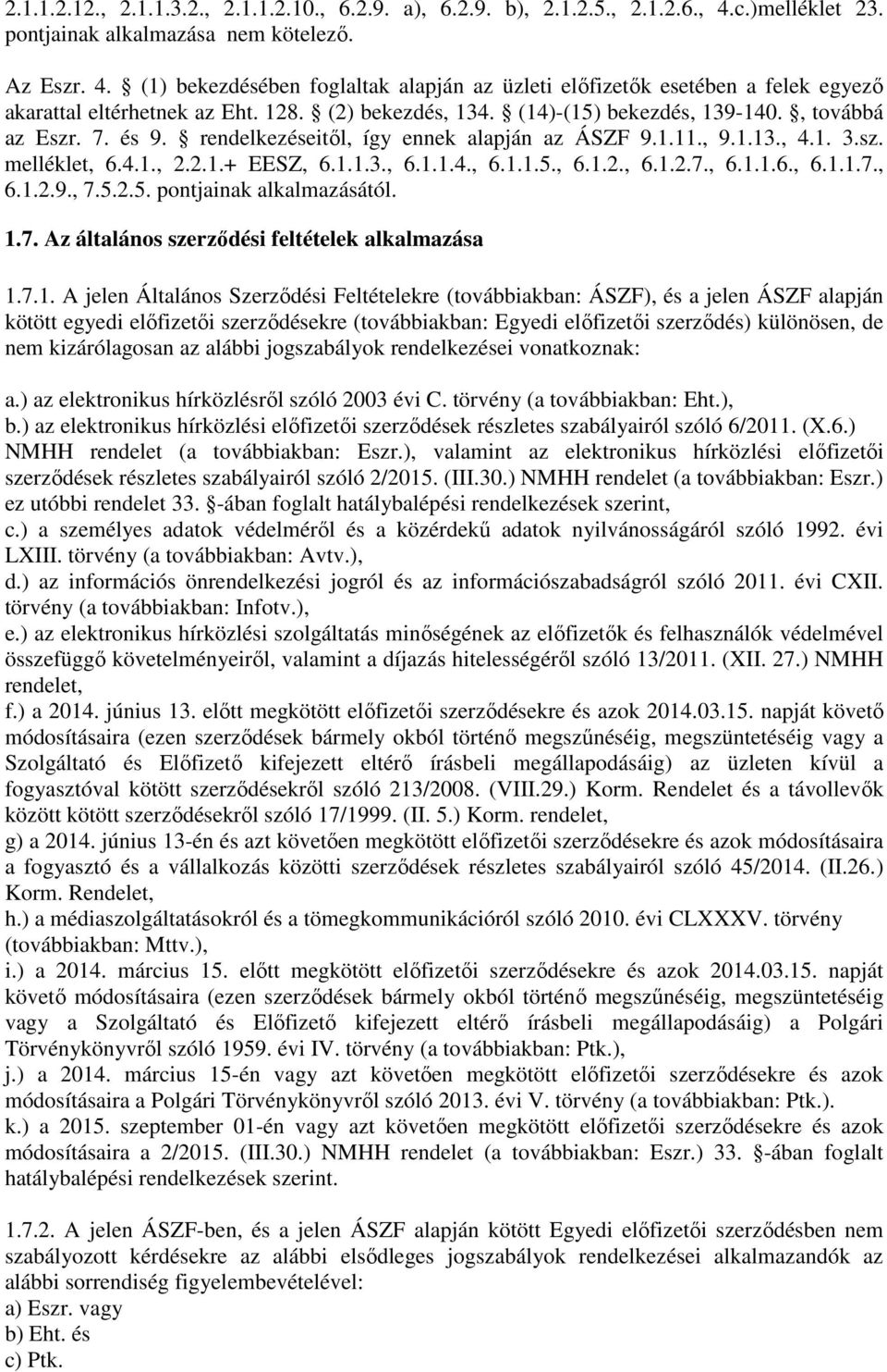 5.2.5. pontjainak alkalmazásától. 1.